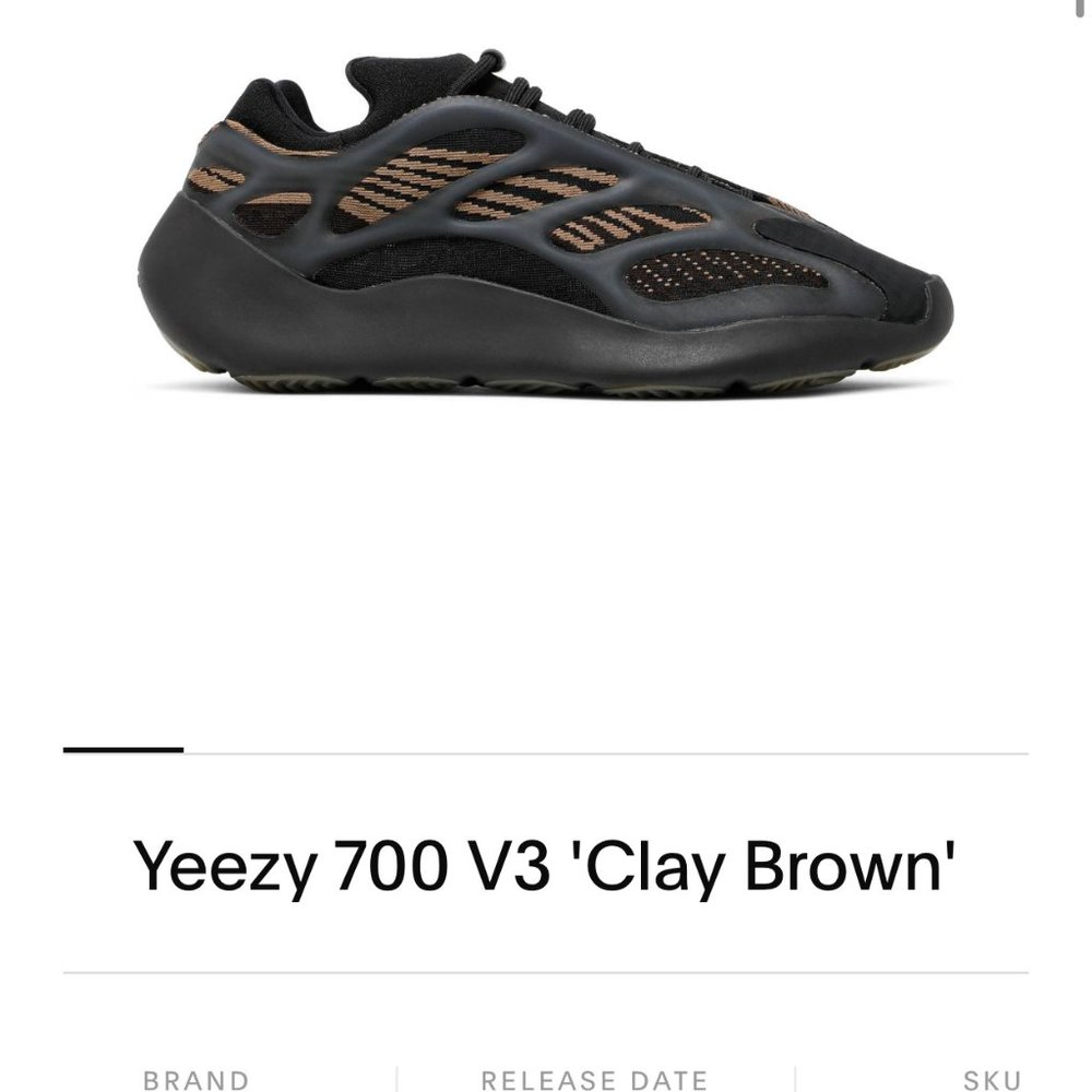 Yeezy 700 V3 Clay Brown Size 12
